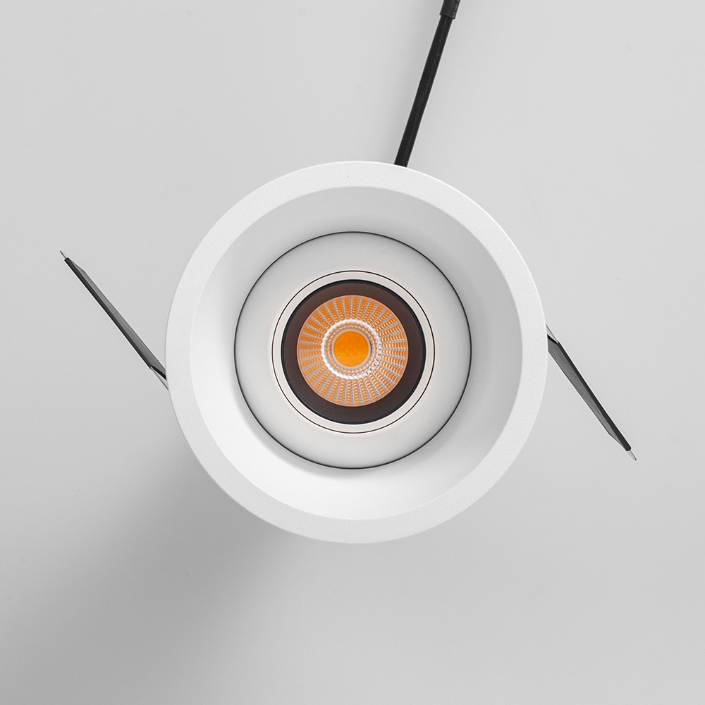 12W Round Adjustable Trim LED Downlight