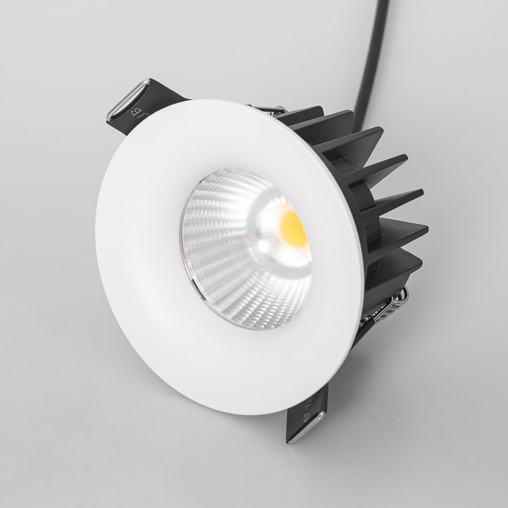 10W Fixed Downlight with Curved Bezel