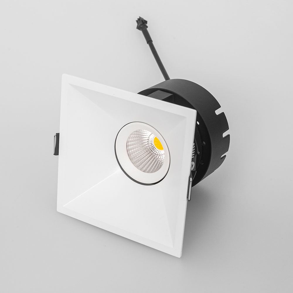 12W Square Deep Slim Trim Adjustable LED downlight