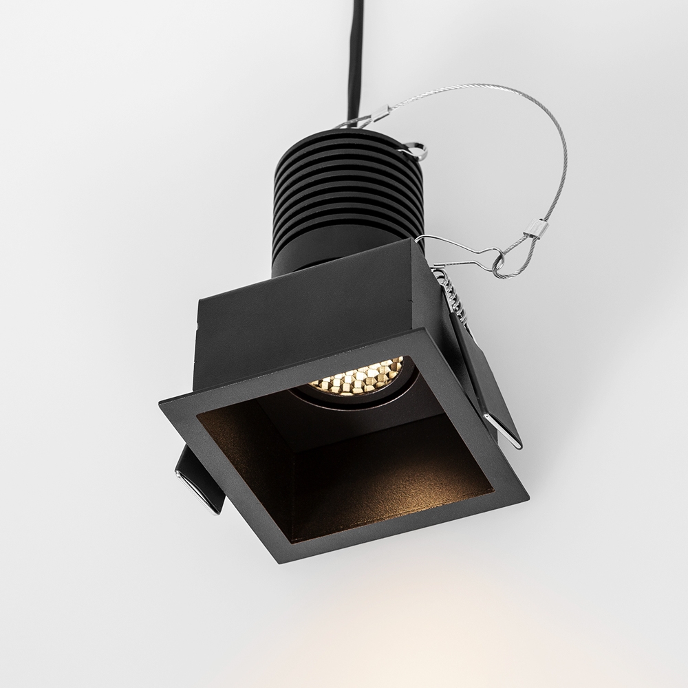 8W Deep Design Square Tiltable Cave LED Downlight