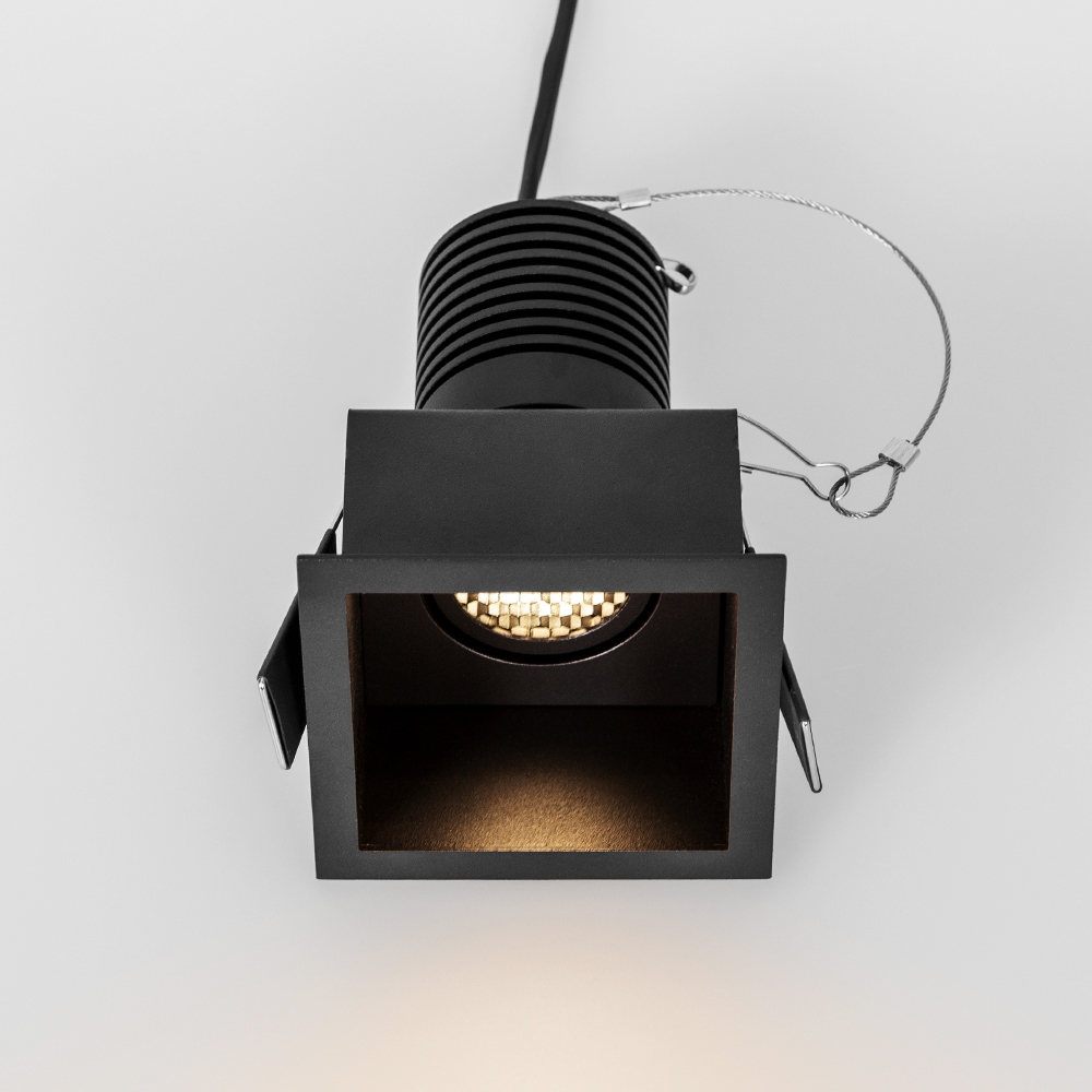 8W Deep Design Square Tiltable Cave LED Downlight
