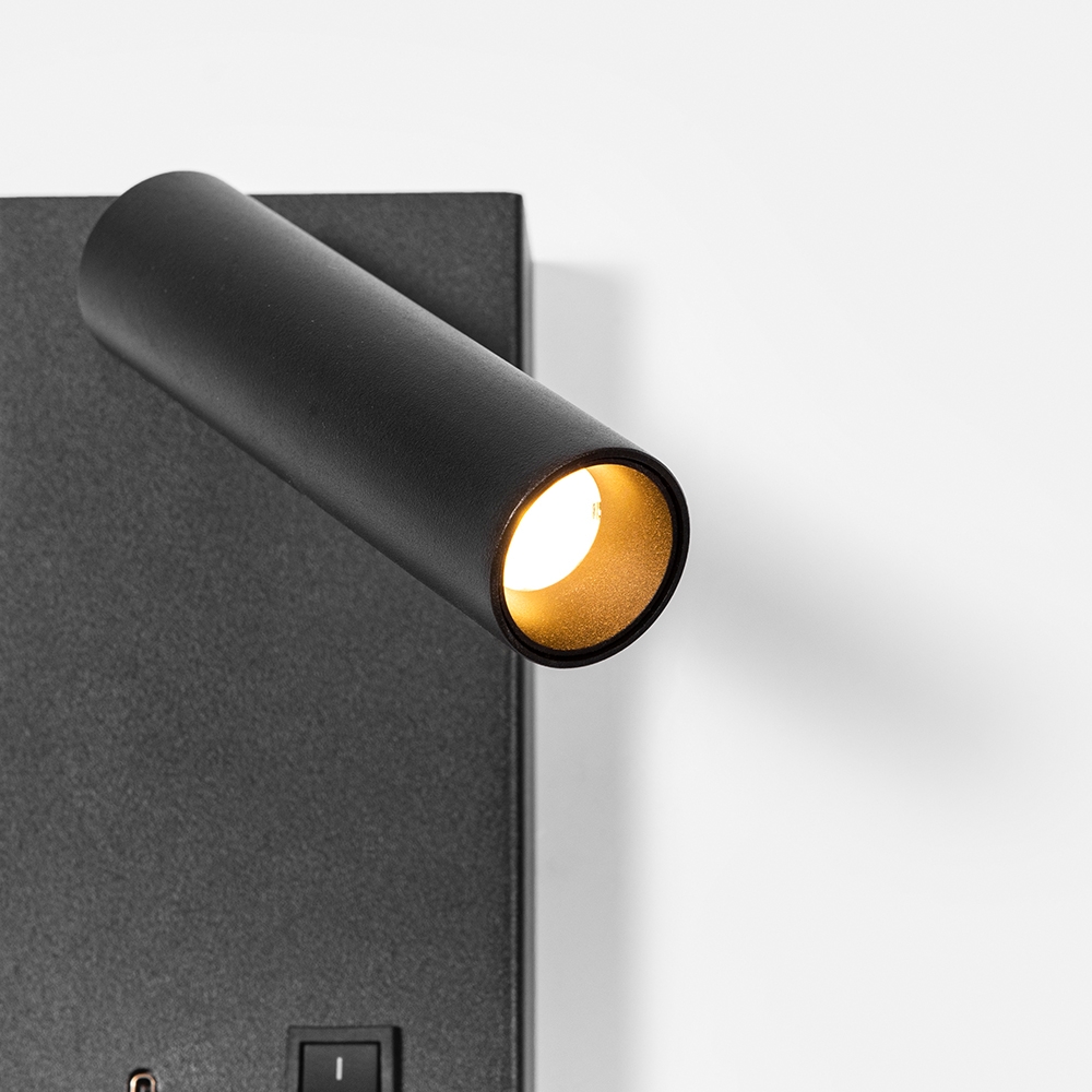 3W 90D Adjustable Reading Light with USB C