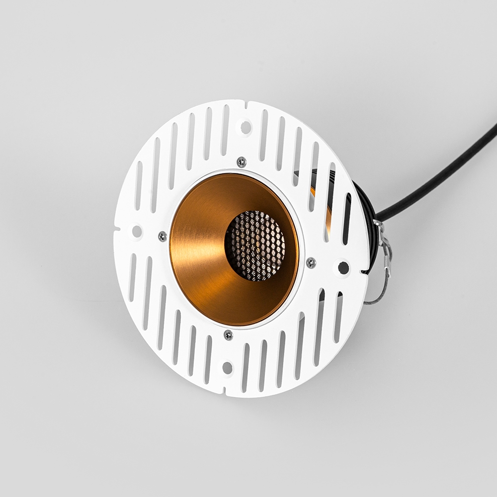 15W Trimless Round Fixed Recessed Downlight