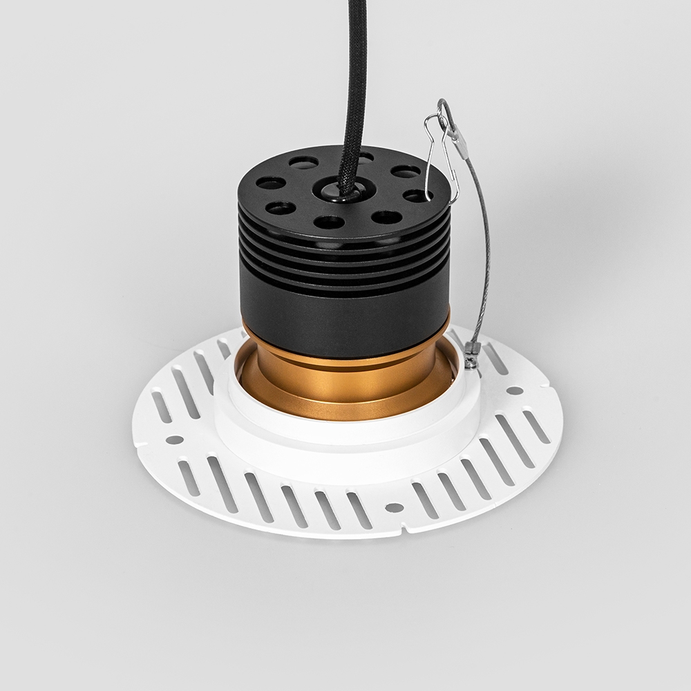 15W Trimless Round Fixed Recessed Downlight